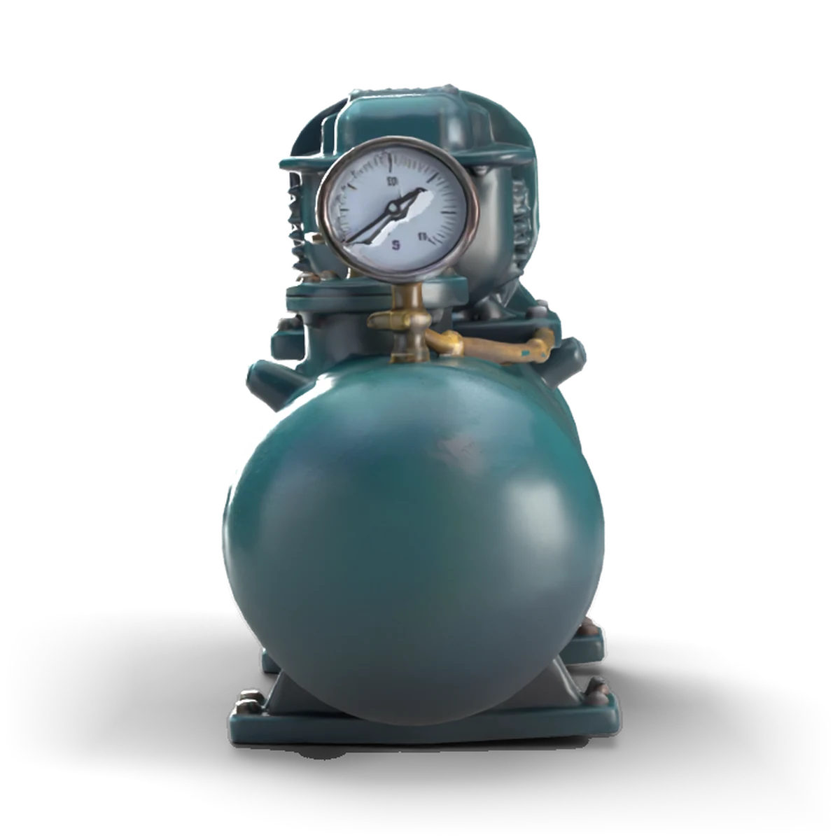 Air Compressor Tank 3D model (front)
