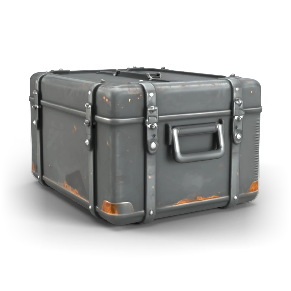 Ammo Crate 3D model (back angle)