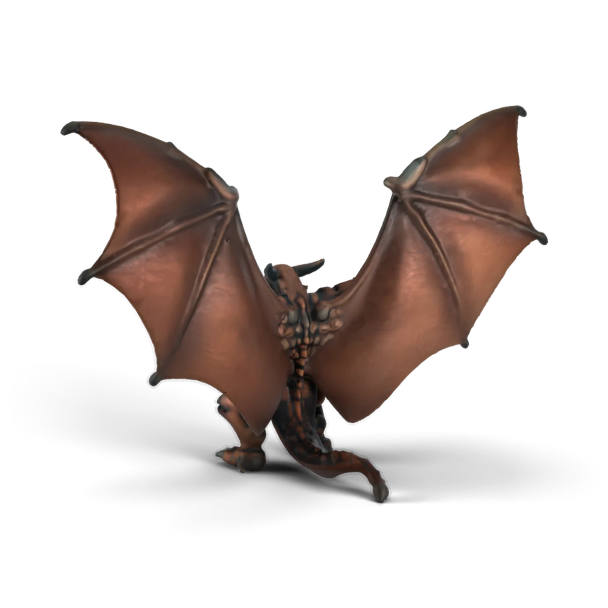 コウモリ翼の 3D モデル(斜め後ろ)