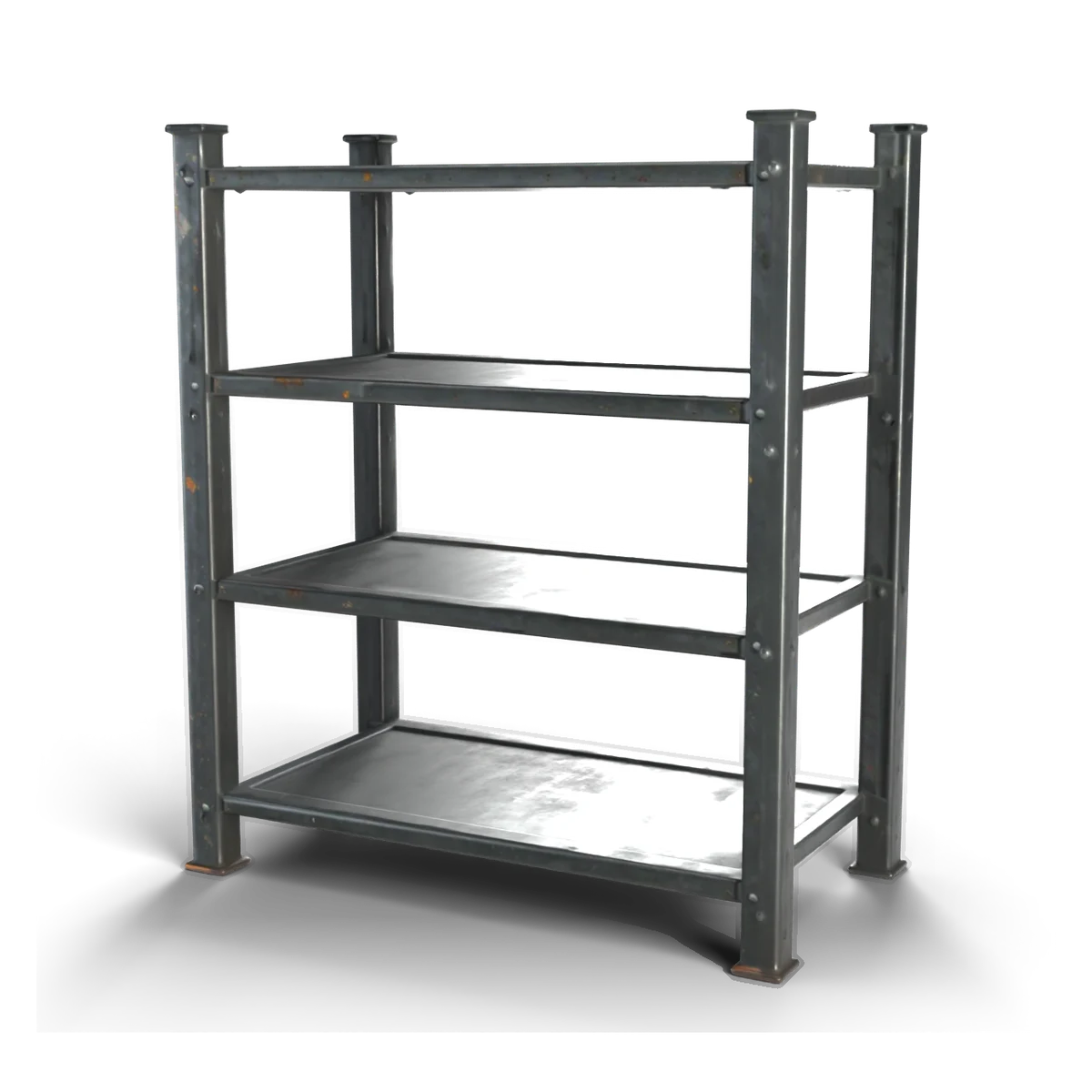 貨物ラックの 3D モデル(斜め前)