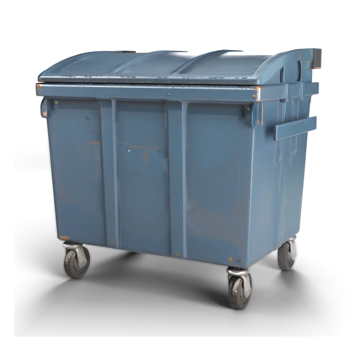 Dumpster 3D model (angle)