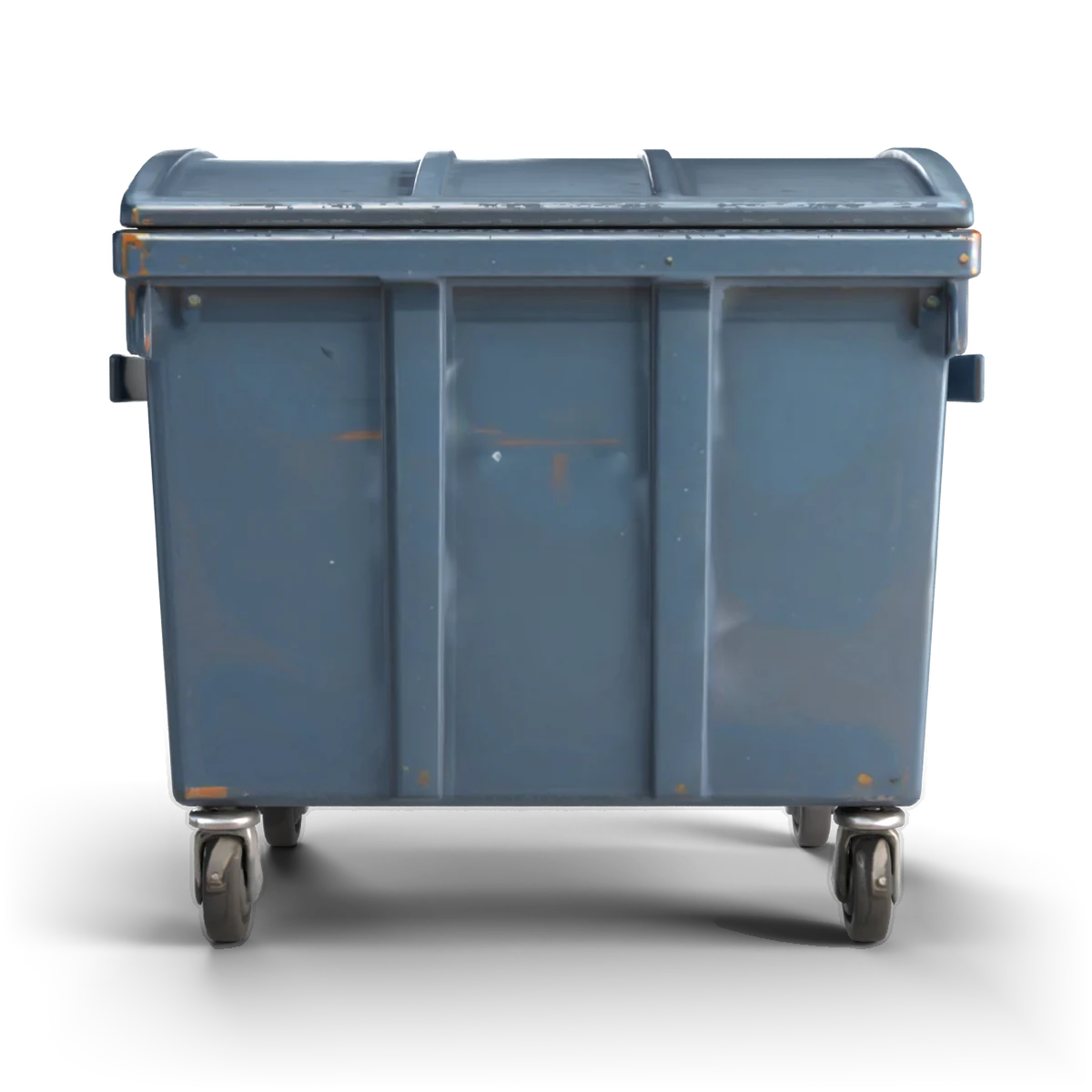 Dumpster 3D model (front)