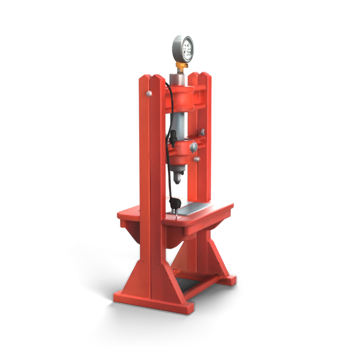 Small Hydraulic Press 3D model (angle)