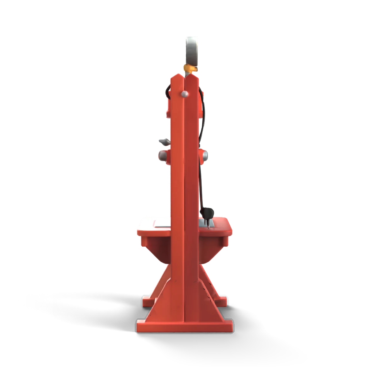 Small Hydraulic Press 3D model (front)