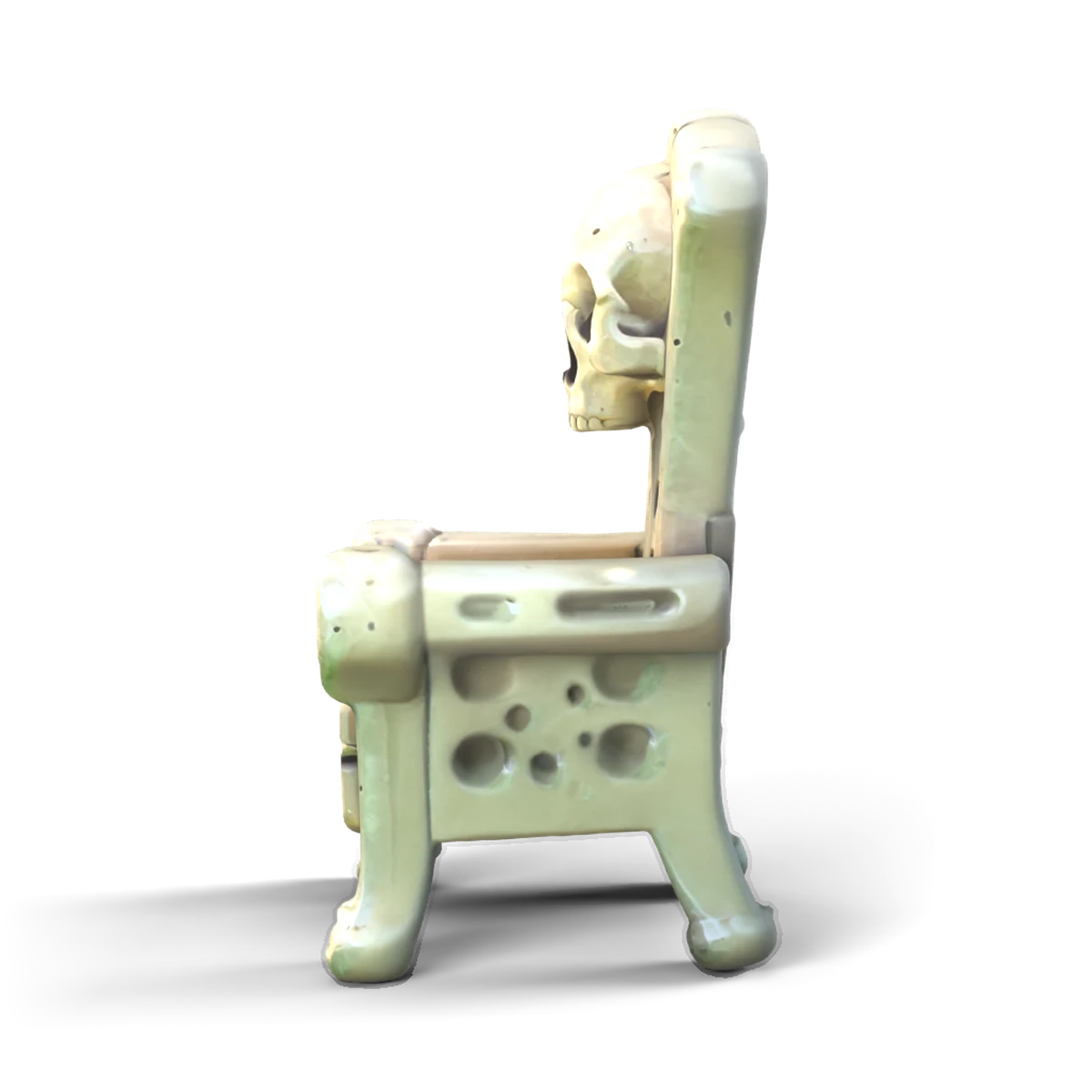 Skeleton Throne 3D model (side)
