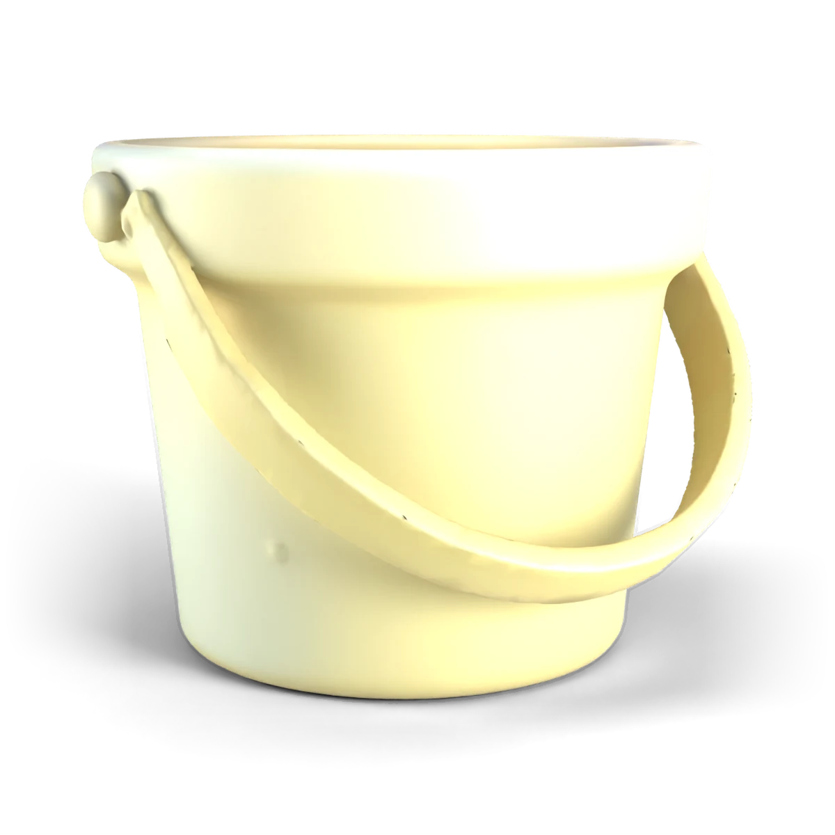 ガイコツバケツの 3D モデル(斜め後ろ)