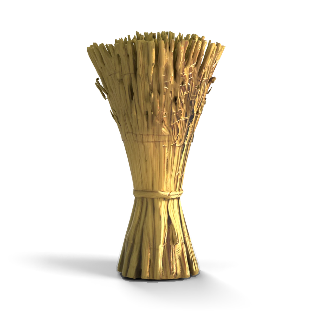 Straw Bundle 3D model (front)