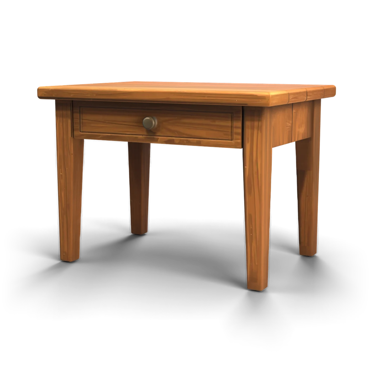 Gravekeeper's Desk 3D model (angle)