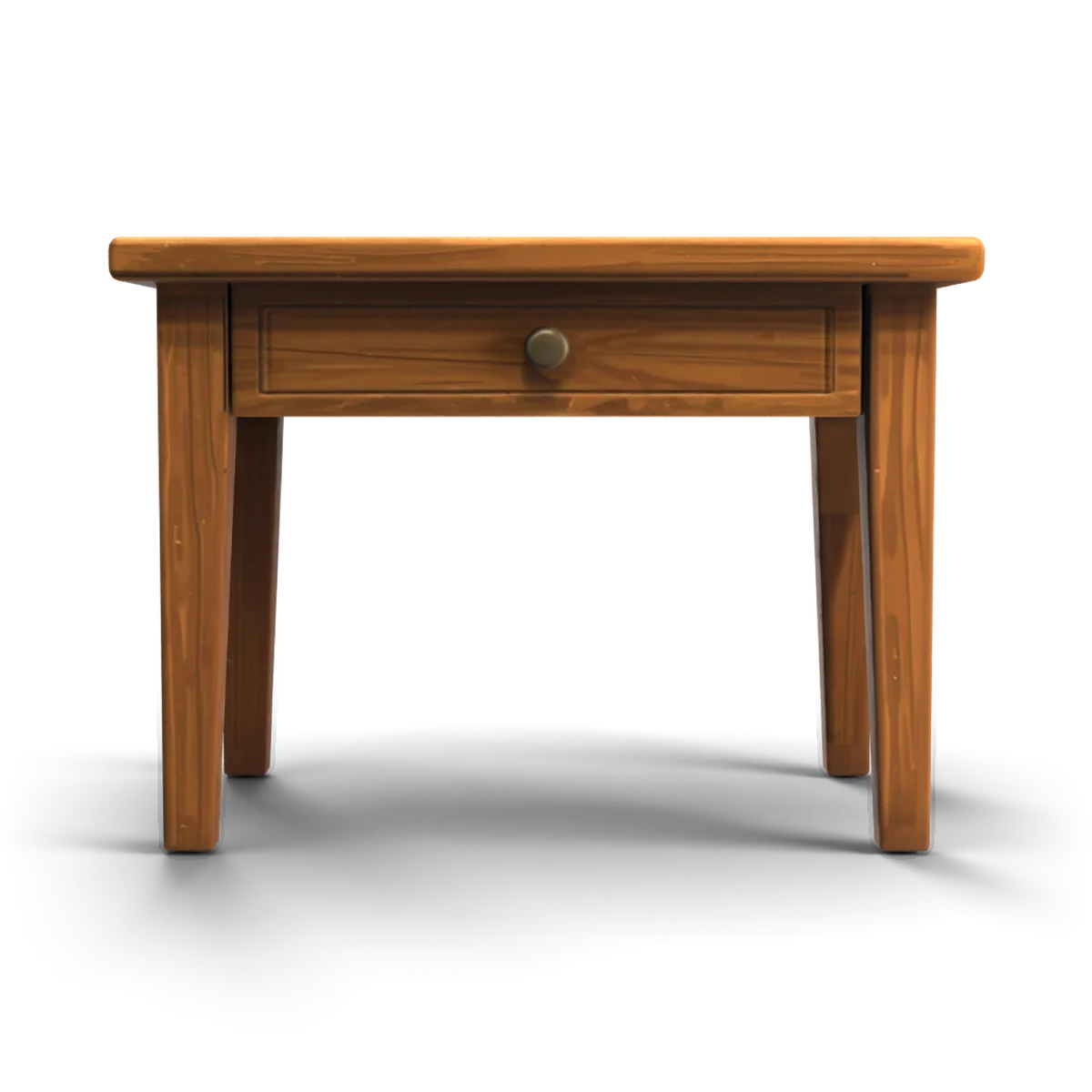 Gravekeeper's Desk 3D model (front)
